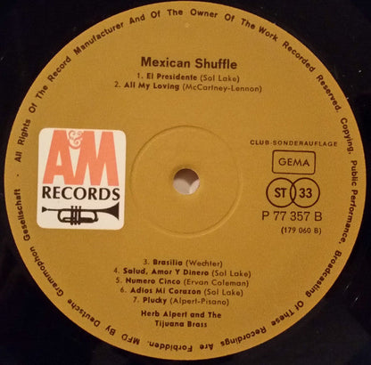 Herb Alpert & The Tijuana Brass - Mexican Shuffle (LP) Vinyl LP Vinyl Zeer Goed / Hoesje Goed "VINYLSINGLES.NL"