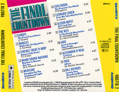 Various - The Final Countdown (CD) 70515 Compact Disc Goede Staat