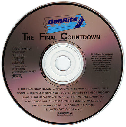 Various - The Final Countdown (CD) 70515 Compact Disc Goede Staat