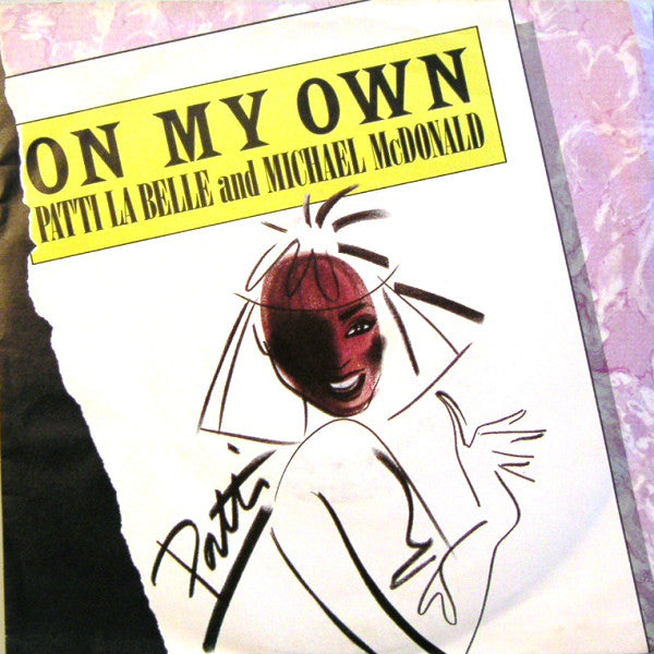 Patti La Belle And Michael McDonald - On My Own 08524 Vinyl Singles Vinyl Goed / Hoes Goed