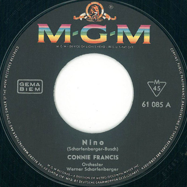 Connie Francis - Nino 42277 Vinyl Singles Vinyl Goed / Hoes Generic