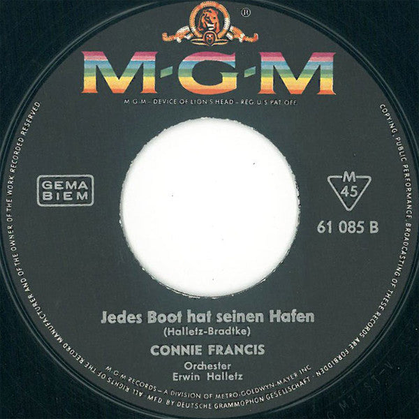 Connie Francis - Nino 42277 Vinyl Singles Vinyl Goed / Hoes Generic