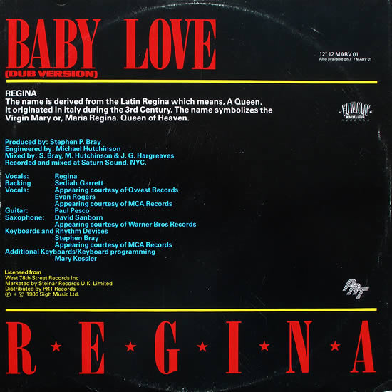 Regina - Baby Love 11379 24625