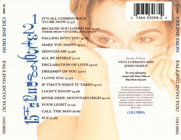 Céline Dion - Falling Into You (CD) 70779 Compact Disc Goede Staat
