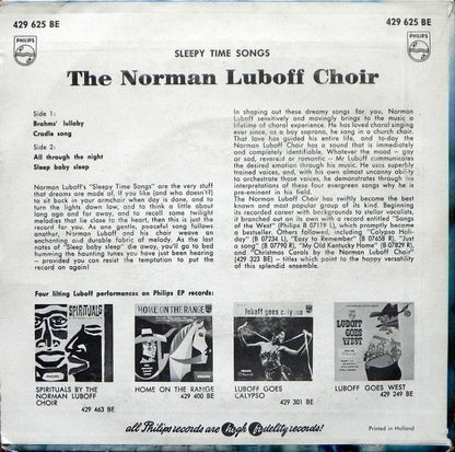 Norman Luboff Choir - Sleep Time Songs 13790 Vinyl Singles EP Vinyl Goed / Hoes Goed