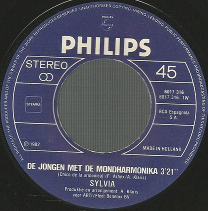 Sylvia - Der Junge mit der Mundharmonika 39219