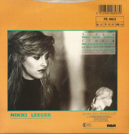Nikki Leeger - Mind Over Matter 16785 Vinyl Singles Vinyl Goed / Hoes Goed