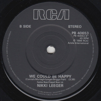 Nikki Leeger - Mind Over Matter 16785 Vinyl Singles Vinyl Goed / Hoes Goed