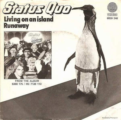 Status Quo - Living On An Island 35274 Vinyl Singles Vinyl Goed / Hoes Goed