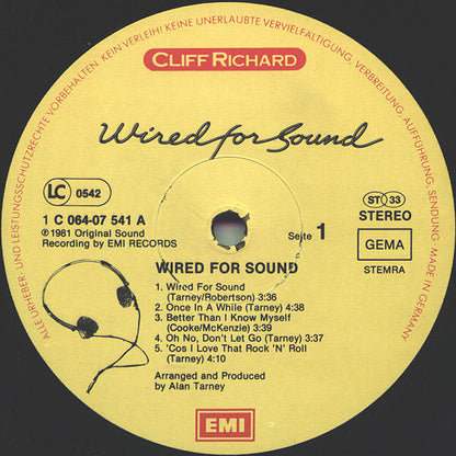 Cliff Richard – Wired For Sound (LP) 51221