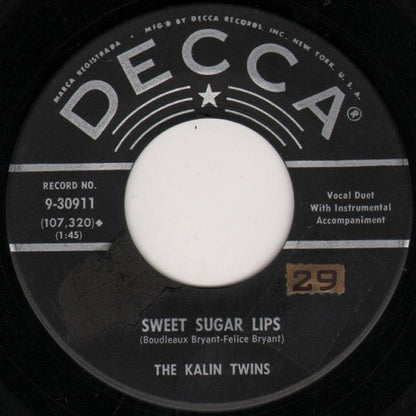 Kalin Twins - Moody 42554 vinylsingle Vinyl Goed / Hoes Generic