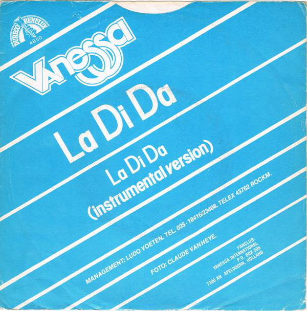 Vanessa - La Di Da 31989 Vinyl Singles Vinyl Goed / Hoes Goed