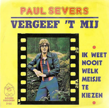 Paul Severs - Vergeef 't Mij 41918b Vinyl Singles Vinyl Goed / Hoes Slecht
