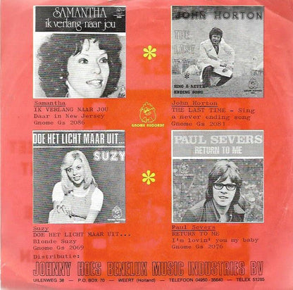 Paul Severs - Vergeef 't Mij 41918b Vinyl Singles Vinyl Goed / Hoes Slecht