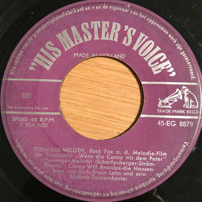 Conny Froboess - Teenager-Melody Vinyl Singles Vinyl Zeer Goed / Hoesje Generic "VINYLSINGLES.NL"