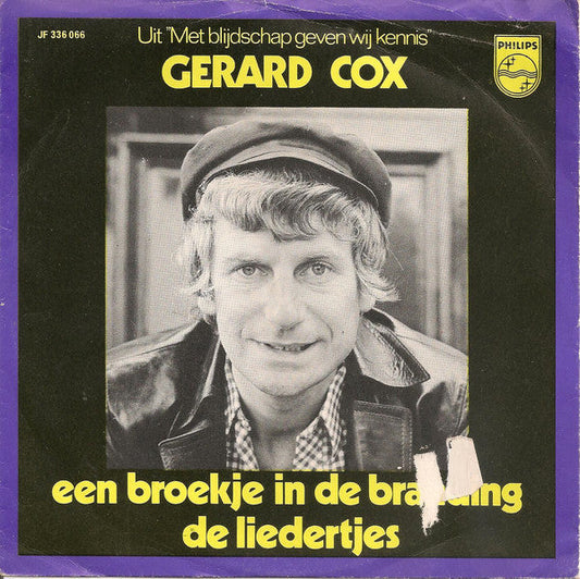 Gerard Cox - Een Broekje In De Branding 31888 Vinyl Singles Vinyl Zeer Goed / Hoesje Goed "VINYLSINGLES.NL"