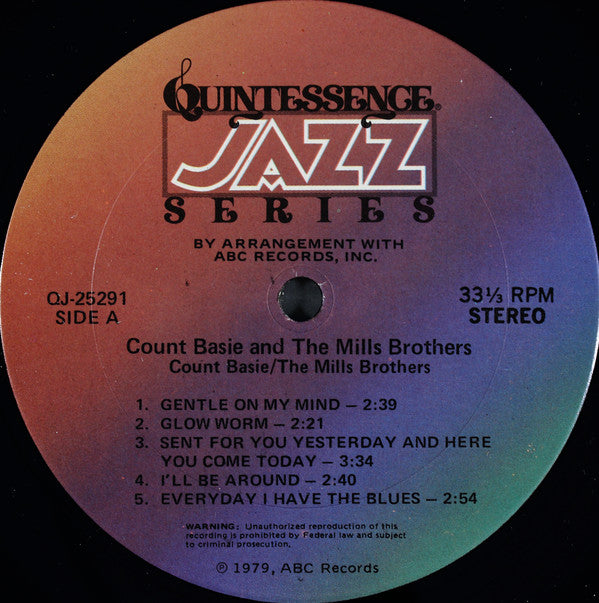 Count Basie & The Mills Brothers - Count Basie & The Mills Brothers (LP) 43084 Vinyl LP JUKEBOXSINGLES.NL   