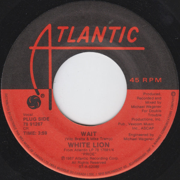White Lion - Wait 41570 Vinyl Singles Vinyl Goed / Hoes Generic