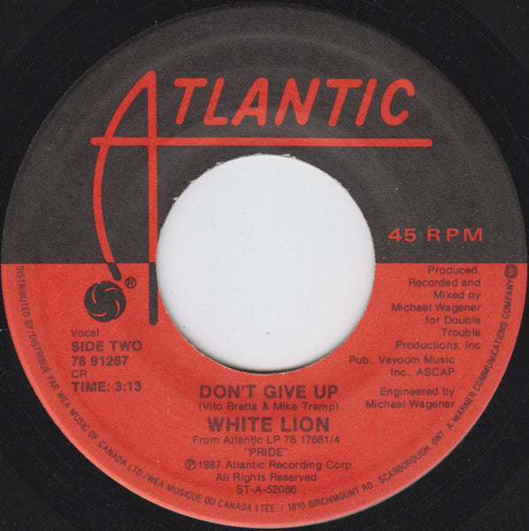 White Lion - Wait 41570 Vinyl Singles Vinyl Goed / Hoes Generic