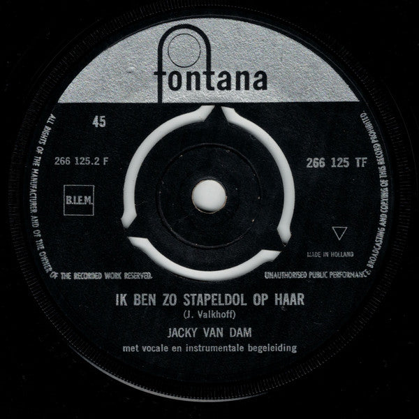 Jacky van Dam - Japie Portier 42304 Vinyl Singles Toevoegen Vinyl Goed / Hoes Generic