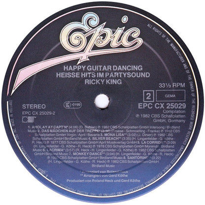 Ricky King - Happy Guitar Dancing (LP) 42534 Vinyl LP JUKEBOXSINGLES.NL   