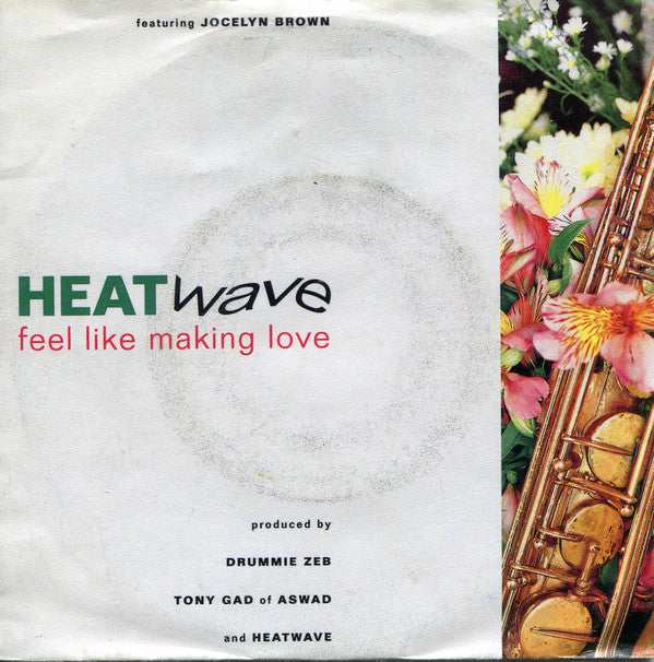Heatwave Featuring Jocelyn Brown - Feel Like Making Love Vinyl Singles Vinyl Zeer Goed / Hoesje Goed "VINYLSINGLES.NL"