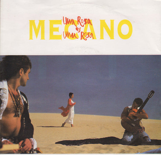 Mecano - Una Rosa Es Una Rosa 41312 Vinyl Singles Vinyl Goed / Hoes Goed