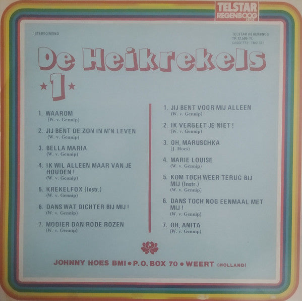 Heikrekels - De Heikrekels *1* (LP) 52098 Vinyl LP Vinyl Goed / Hoes Goed