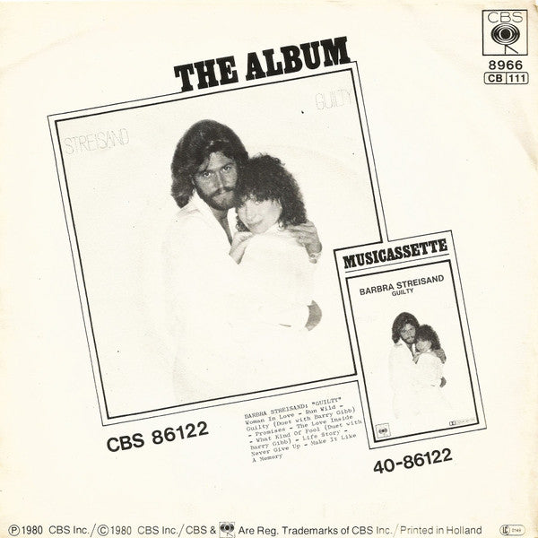 Barbra Streisand - Woman In Love 25964 Vinyl Singles Vinyl Zeer Goed / Hoesje Goed "VINYLSINGLES.NL"