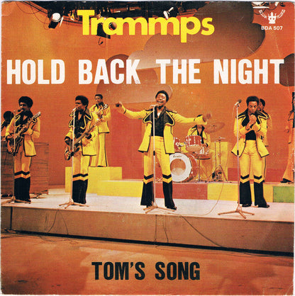 Trammps - Hold Back The Night 42783 vinylsingle Vinyl Goed / Hoes Goed
