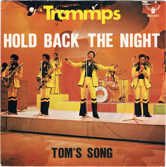 Trammps - Hold Back The Night 42783 vinylsingle Vinyl Goed / Hoes Goed