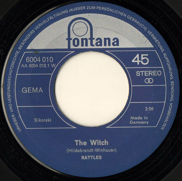 Rattles - The Witch 42486 Vinyl Singles Vinyl Goed / Hoes Generic