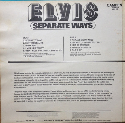 Elvis - Separate Ways 40828 (LP)