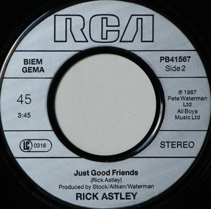 Rick Astley - Whenever You Need Somebody Vinyl Singles Vinyl Goed / Hoes Goed