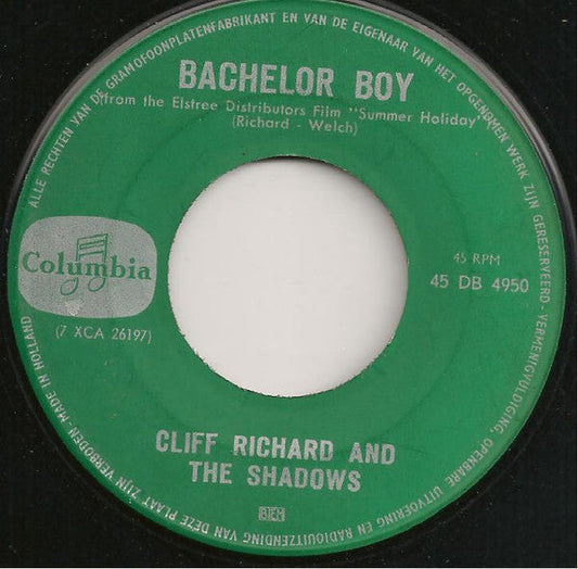 Cliff Richard & The Shadows - Bachelor Boy 41859 Vinyl Singles Vinyl Goed / Hoes Generic
