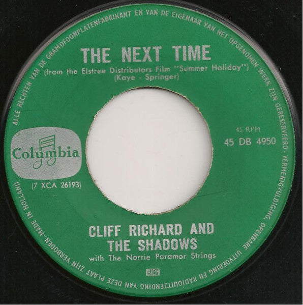Cliff Richard & The Shadows - Bachelor Boy 41859 Vinyl Singles Vinyl Goed / Hoes Generic