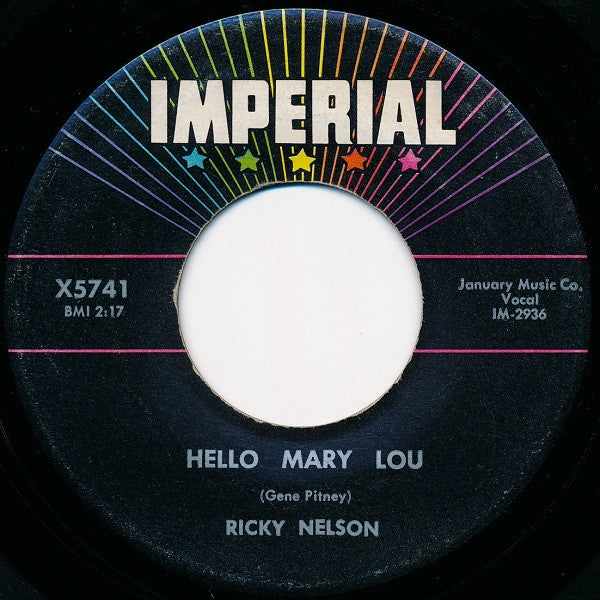 Ricky Nelson - Hallo Mary Lou 40110