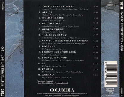 Toto - Past To Present 1977-1990 (CD) 70781 Compact Disc Goede Staat