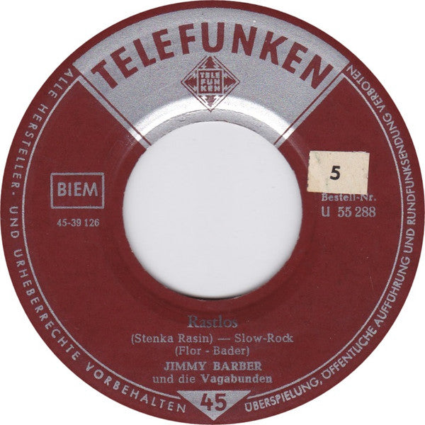 Jimmy Barber - Rastlos (Stenka Rasin) 33690