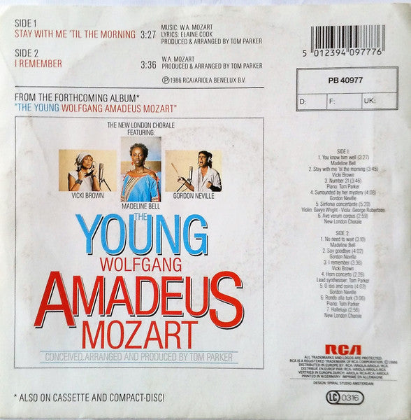 New London Chorale Featuring: Vicki Brown - Stay With Me 'Til The Morning 33079 Vinyl Singles Vinyl Goed / Hoes Goed