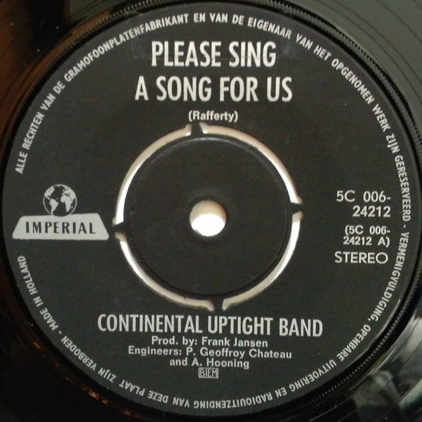 Continental Uptight Band - Bitte sing ein Lied für uns 13862