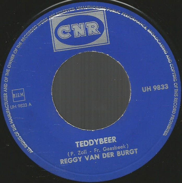 Reggy van der Burgt - Teddybeer 42295 Vinyl Singles Vinyl Goed / Hoes Generic