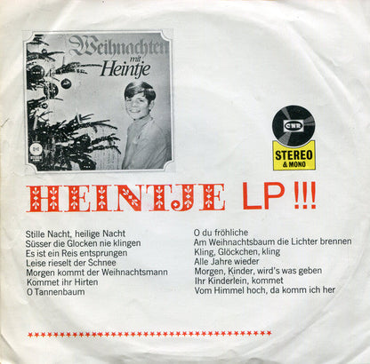 Heintje - Gloria In Excelsis Deo Vinyl Singles Vinyl Zeer Goed / Hoesje Goed "VINYLSINGLES.NL"