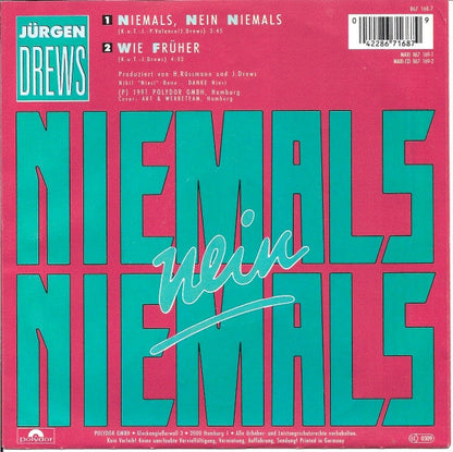 Jürgen Drews - Niemals, Nein Niemals 36793