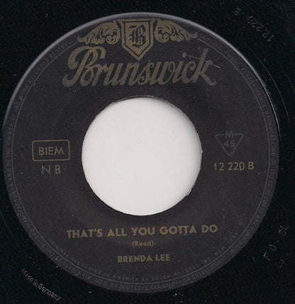 Brenda Lee - I'm Sorry 42383 Vinyl Singles Vinyl Goed / Hoes Generic