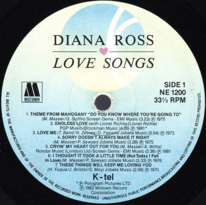 Diana Ross – Love Songs (LP) 46637