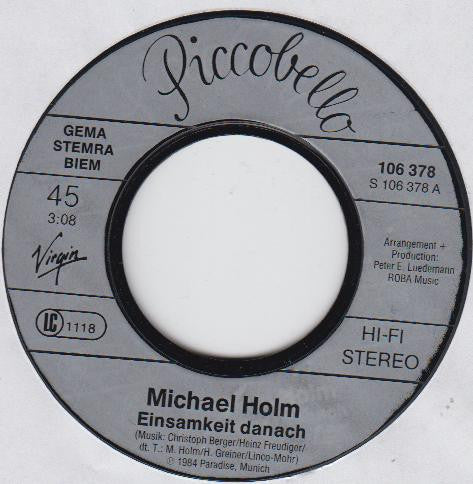 Michael Holm - Einsamkeit Danach 21530