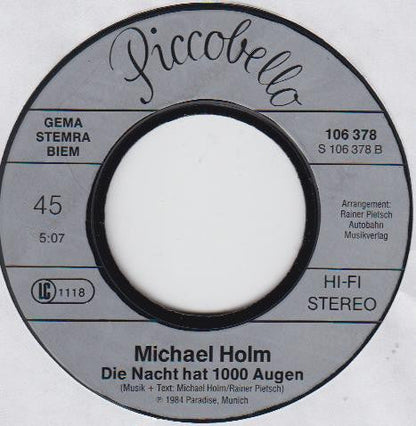 Michael Holm - Einsamkeit Danach 21530