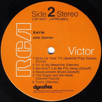 John Denver - Aerie (LP) 52168 Vinyl LP Vinyl Goed / Hoes Goed