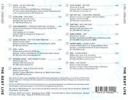 Various - The Best Live (CD) 70859 Compact Disc Goede Staat